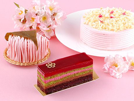 コロンバンで「桜フェア」−オペラ、チーズケーキなど桜スイーツ3種